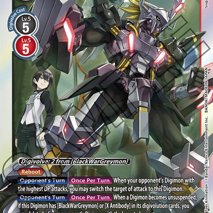 BlackWarGreymon (X Antibody) [BT11-074] [Dimensional Phase]