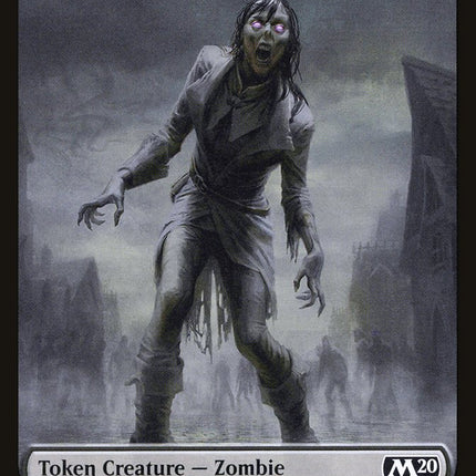 Soldier // Zombie Double-Sided Token [Game Night 2019 Tokens]