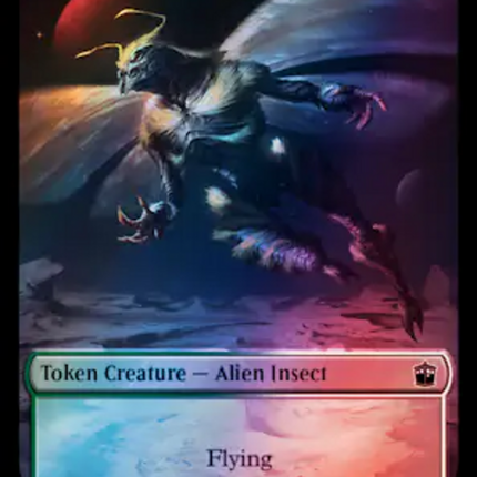 Alien // Alien Insect Double-Sided Token (Surge Foil) [Doctor Who Tokens]