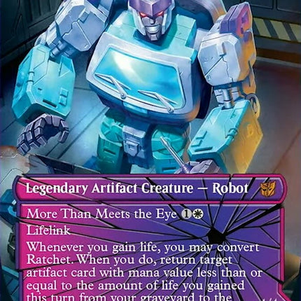 Ratchet, Field Medic // Ratchet, Rescue Racer (Borderless) [Transformers]