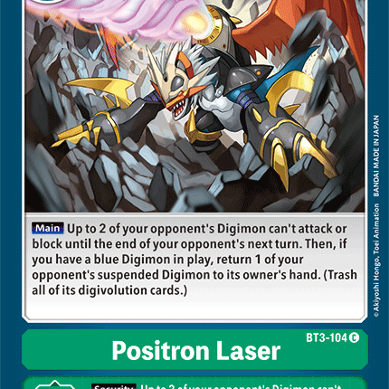 Positron Laser [BT3-104] [Release Special Booster Ver.1.5]
