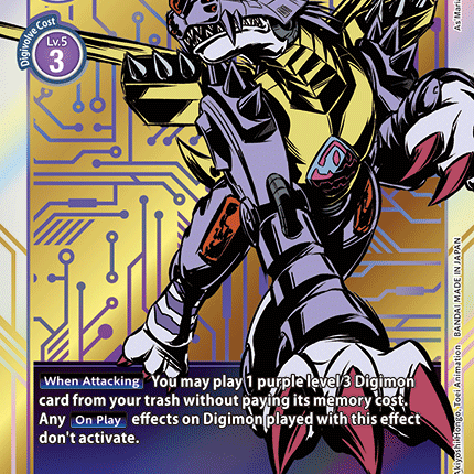 MetalGarurumon [BT2-081] (Alternate Art) [Release Special Booster Ver. –  Dark Fox TCG