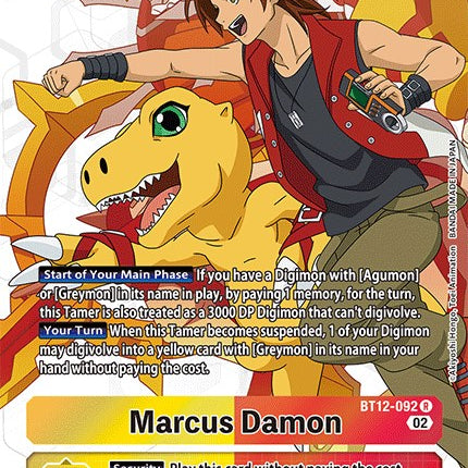 Marcus Damon [BT12-092] (Alternate Art) [Across Time]