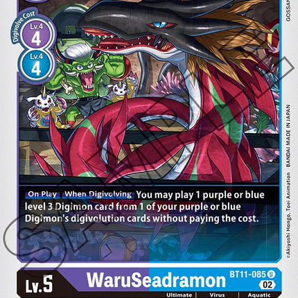 WaruSeadramon [BT11-085] [Dimensional Phase]