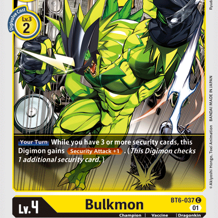 Bulkmon [BT6-037] [Double Diamond]