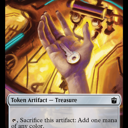 Alien Rhino // Treasure (0030) Double-Sided Token [Doctor Who Tokens]