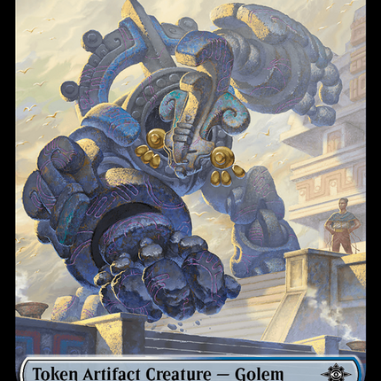 Treasure (0002) // Golem Double-Sided Token [Jurassic World Collection Tokens]