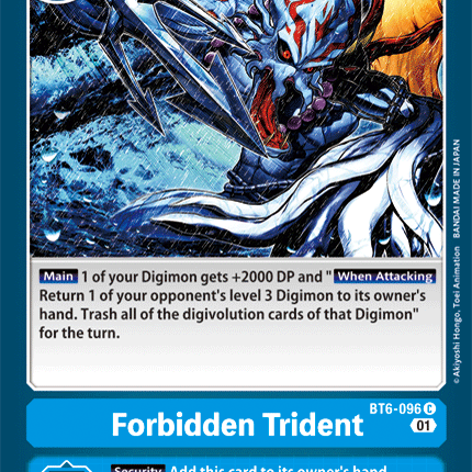Forbidden Trident [BT6-096] [Double Diamond]