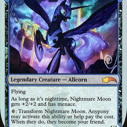 Nightmare Moon // Princess Luna (waxingandwaningmoondfc) [Ponies: The Galloping] Foil