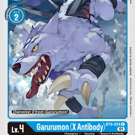 Garurumon (X Antibody) [BT9-024] [X Record]