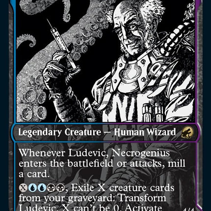 Ludevic, Necrogenius // Olag, Ludevic's Hubris (Showcase) [Innistrad: Midnight Hunt]