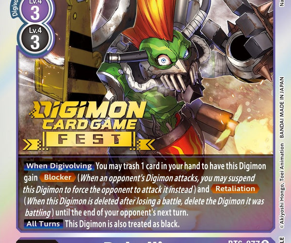 digimon card game fest Rebellimon [BT6-077] (Digimon Card Game Fest 2022) [Double Diamond Pro –  Dark Fox TCG