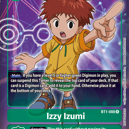 Izzy Izumi [BT1-088] (Buy-A-Box Promo) [Release Special Booster Ver.1.0 Promos]