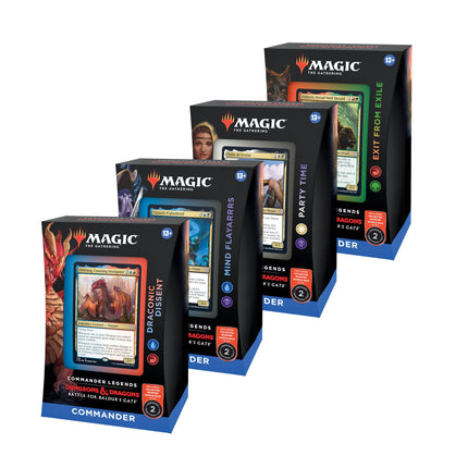 Commander Legends: Battle for Baldur's Gate Commander Decks