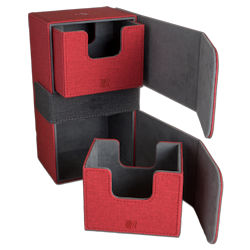 Legion Dual Convertible Premium Deck Box: Red