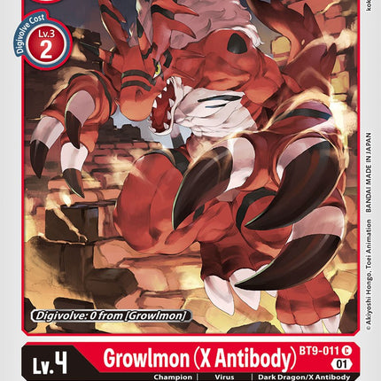 Growlmon (X Antibody) [BT9-011] [X Record]