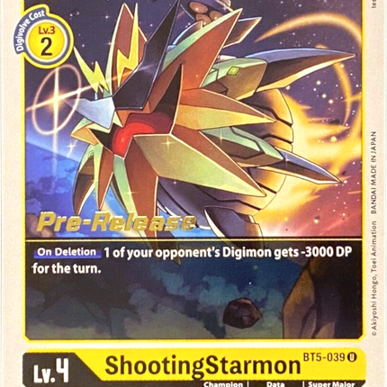 ShootingStarmon [BT5-039] [Battle of Omni Pre-Release Promos]