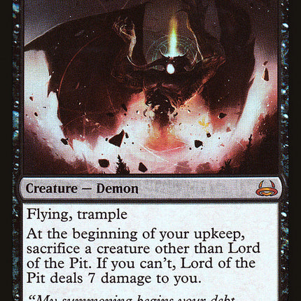 Lord of the Pit [Duel Decks Anthology: Divine vs. Demonic] Foil