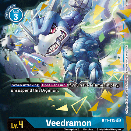 Veedramon [BT1-115] (Alternate Art) [Release Special Booster Ver.1.0]