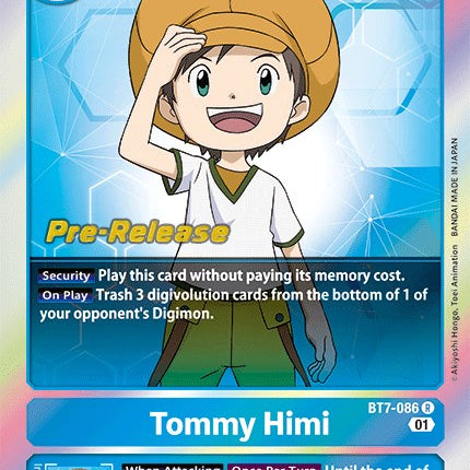 Tommy Himi [BT7-086] [Next Adventure Pre-Release Cards]