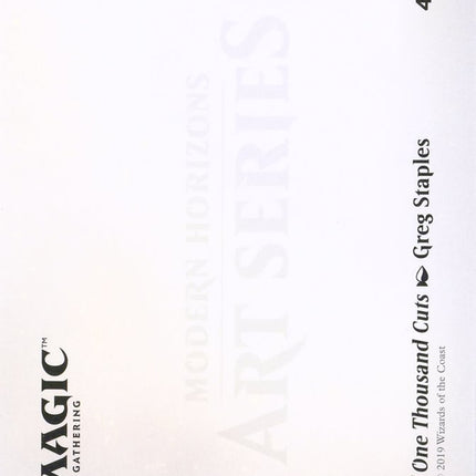 Wall of One Thousand Cuts // Wall of One Thousand Cuts (Borderless) [Modern Horizons Art Series]