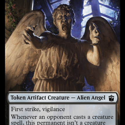 Alien Angel // Mark of the Rani Double-Sided Token [Doctor Who Tokens]