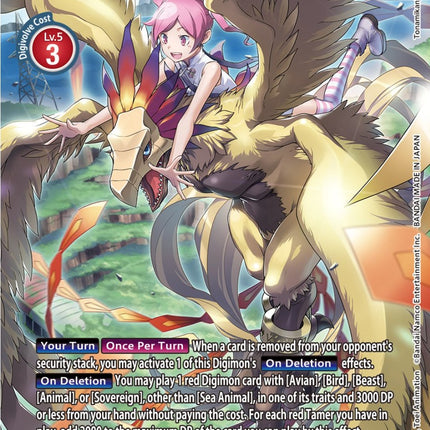Phoenixmon [BT11-016] (Alternate Art) [Dimensional Phase]