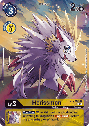 Herissmon [BT7-031] (Alternate Art) [Next Adventure]