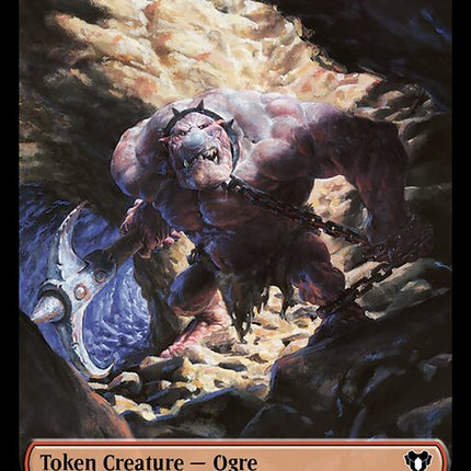 Saproling // Ogre Double-Sided Token [Commander Masters Tokens]