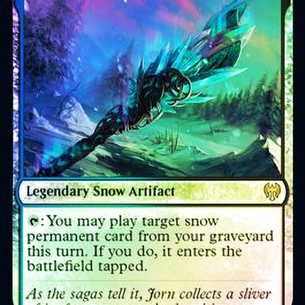 Jorn, God of Winter // Kaldring, the Rimestaff [Kaldheim Promos] Prerelease Foil
