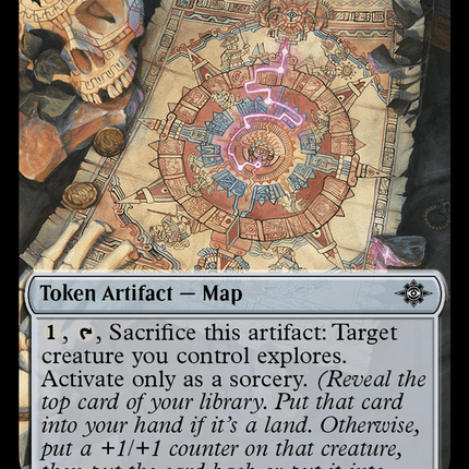 Map // Golem Double-Sided Token [The Lost Caverns of Ixalan Tokens]