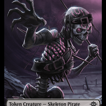 Treasure (0002) // Skeleton Pirate Double-Sided Token [Jurassic World Collection Tokens]