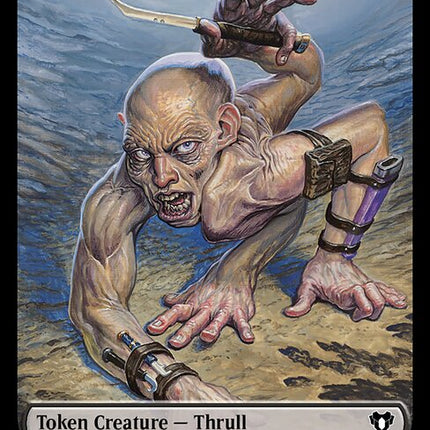 Zombie (0019) // Thrull Double-Sided Token [Commander Masters Tokens]