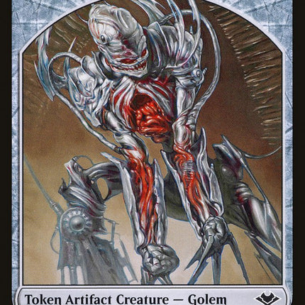 Soldier (004) // Golem (018) Double-sided Token [Modern Horizons Tokens]