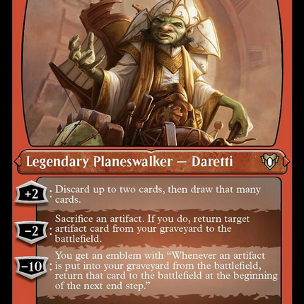 Daretti, Scrap Savant (Foil Etched) [Commander Masters]
