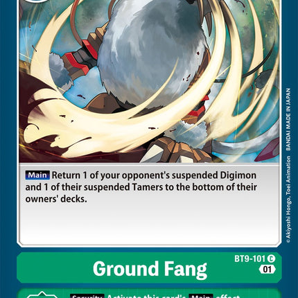 Ground Fang [BT9-101] [X Record]