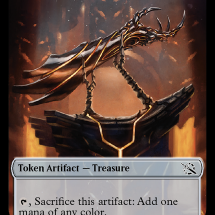 Treasure (21) // Spirit (14) Double-Sided Token [March of the Machine Tokens]