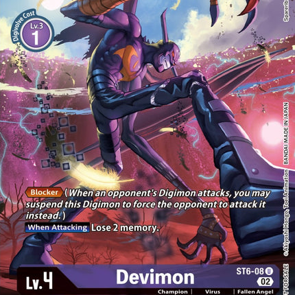 Devimon [ST6-08] (Box Topper) [Dimensional Phase]