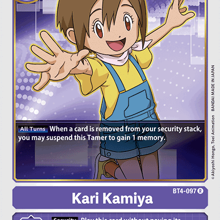 Kari Kamiya [BT4-097] [Great Legend]