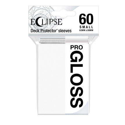 Ultra Pro Eclipse Small-Sized Gloss 60 Ct. Arctic White Sleeves