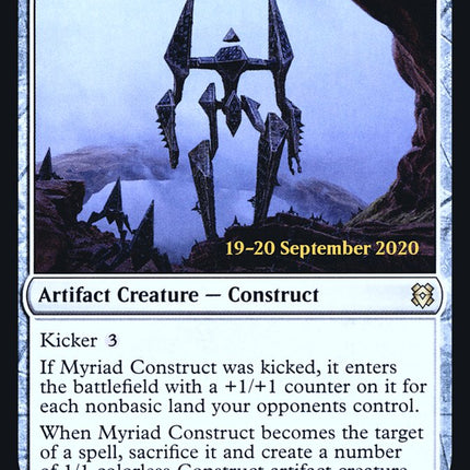 Myriad Construct [Zendikar Rising Promos] Prerelease Foil