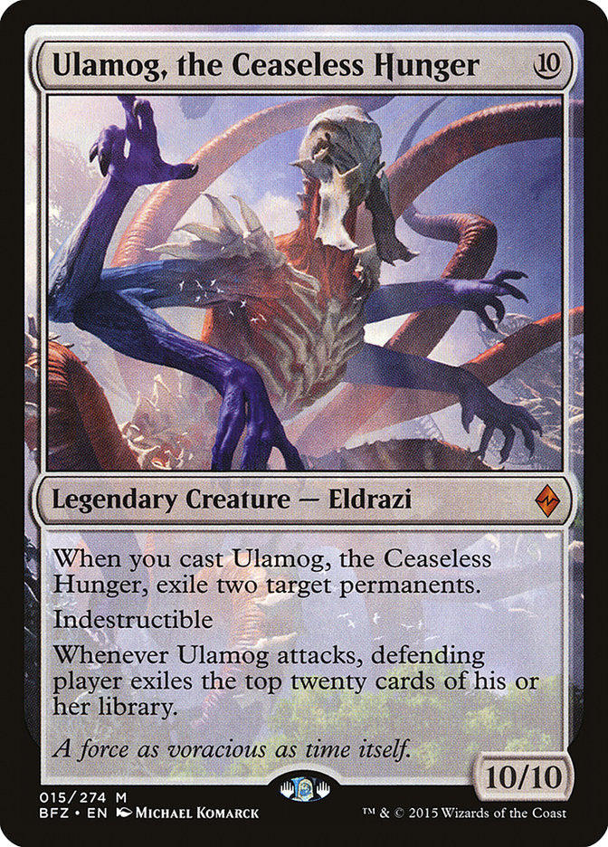 Ulamog, the Ceaseless Hunger [Battle for Zendikar]
