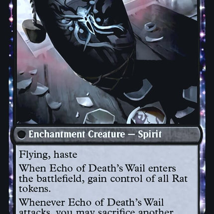 Tribute to Horobi // Echo of Death's Wail [Kamigawa: Neon Dynasty Promos] Prerelease Foil