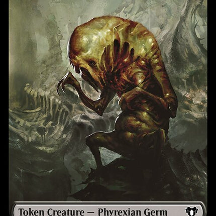 Eldrazi Spawn // Phyrexian Germ Double-Sided Token [Commander Masters Tokens]