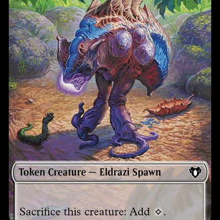 Eldrazi Spawn // Dragon (0021) Double-Sided Token [Commander Masters Tokens]