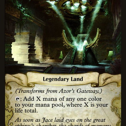 Azor's Gateway // Sanctum of the Sun (compasslanddfc) [Rivals of Ixalan Promos] Prerelease Foil
