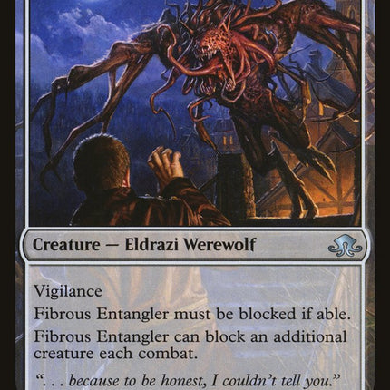 Tangleclaw Werewolf // Fibrous Entangler (mooneldrazidfc) [Eldritch Moon]