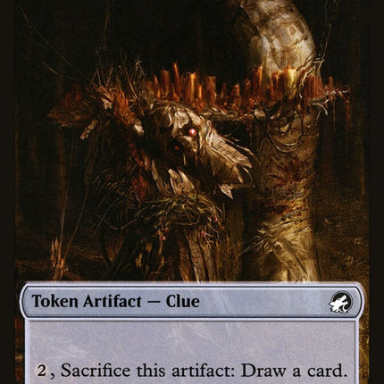 Wolf (013) // Clue (016) Double-sided Token [Challenger Decks 2022 Tokens]