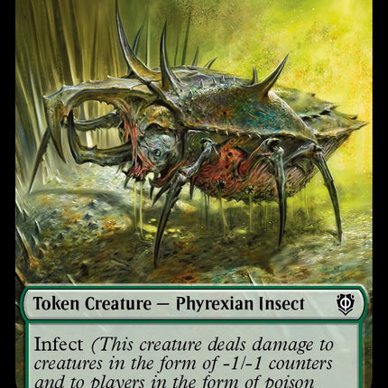 Phyrexian Wurm [Phyrexia: All Will Be One Commander Tokens]