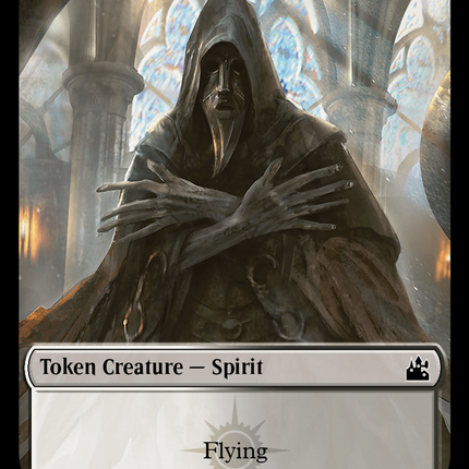 Spirit (0018) // Rhino Double-Sided Token [Ravnica Remastered Tokens]